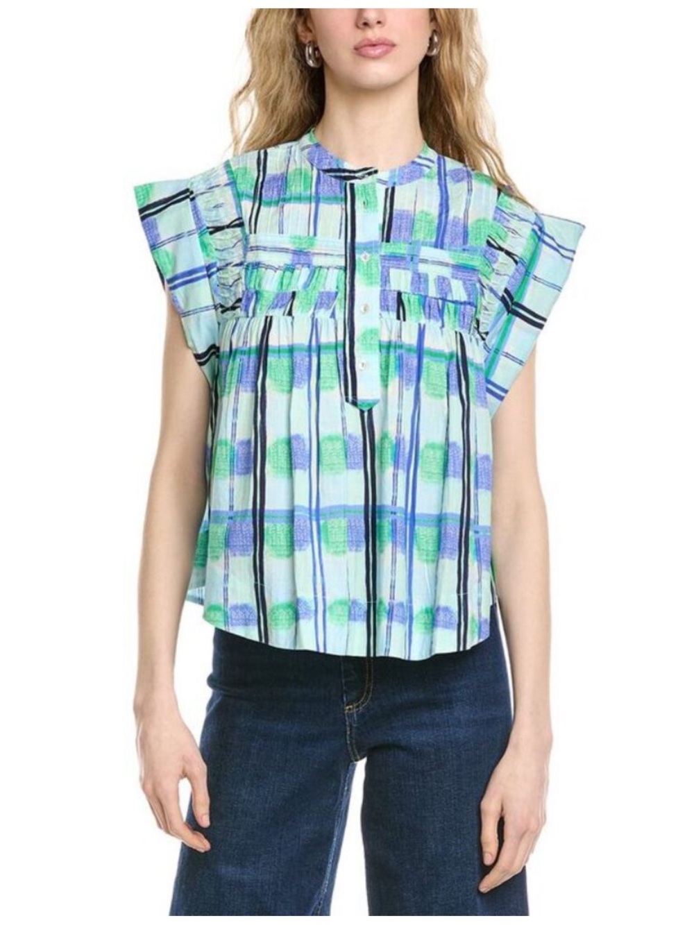 Ro's Garden Womens Blouse Nini Top